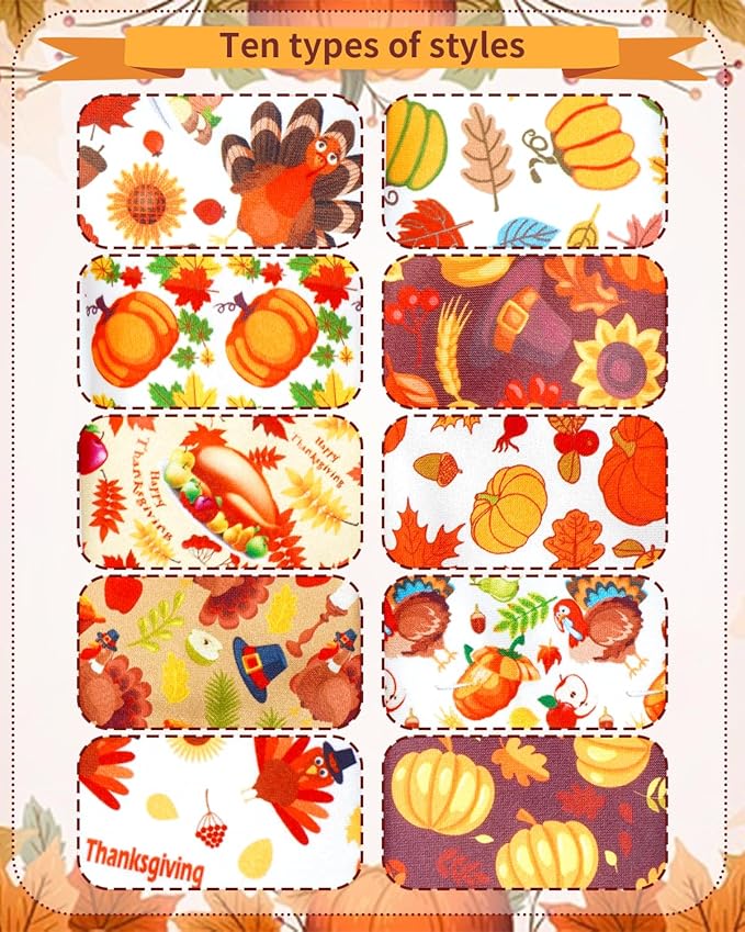 PET SHOW 10 Pack Thanksgiving Big Dog Ties Neckties for Large Breed Dogs XL Adjustable Holiday Grooming Accessories Neck Ties Bowties Girl Boy Pets Festival Costumes Party Gift Favor(Large)