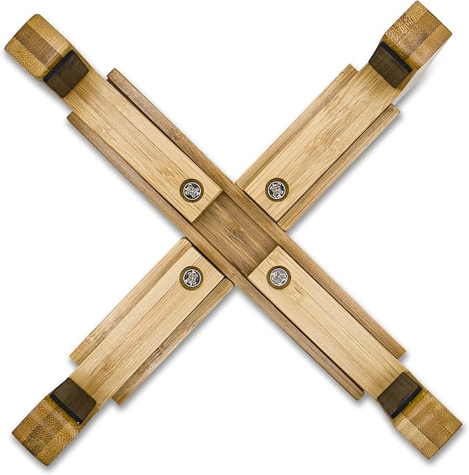 Elevated Dog Bowl Stand, Raised and Adjustable Platform Dog Stand for Small, Medium and Large Size Dogs, All Breeds and Fits Slow Feeder and Metal Bowl up to 8.5 to 12.5 Inch