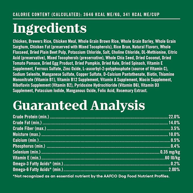 Nutro Natural Choice Chicken & Brown Rice Adult Dry Dog Food Recipe, 36 lb. Bag