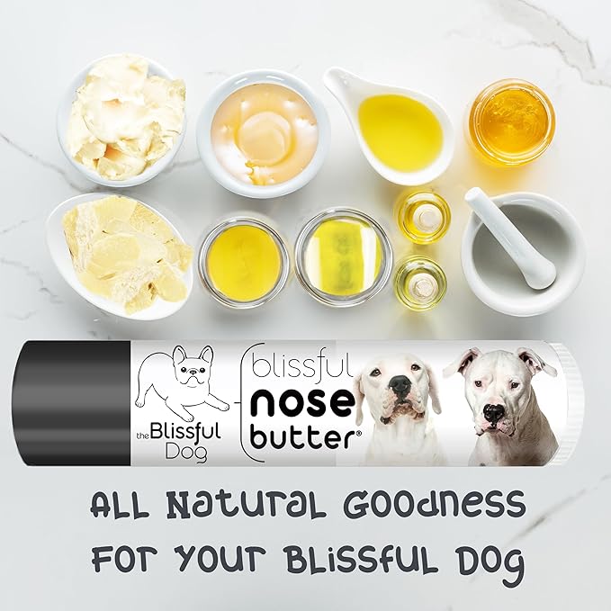 The Blissful Dog Dogo Argentino Unscented Nose Butter - Dog Nose Butter, 16 Ounce