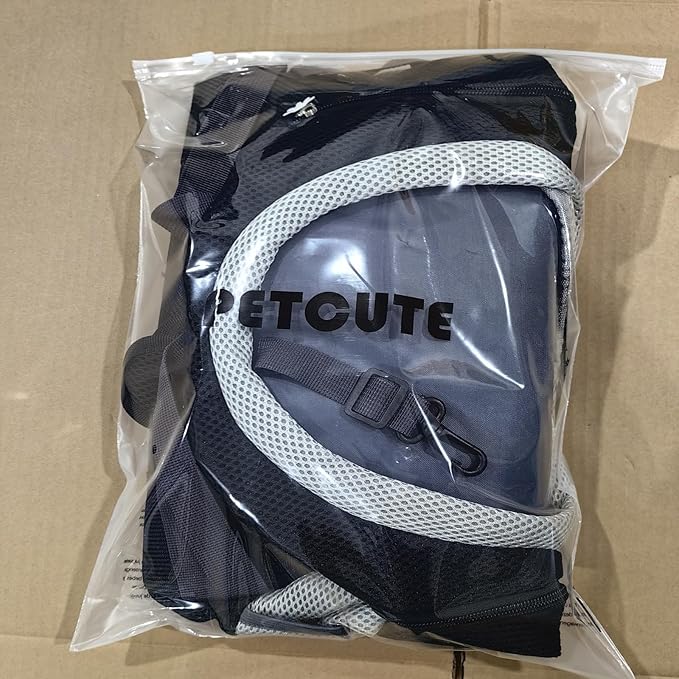 Pet Carrier Backpack,Breathable Dog Backpack Carrier with Adjustable Straps,Side Storage Pockets,Dog Head-Out Backpacks with Safety Belt,Puppy Front and Back Carriers for Small Dogs Cats