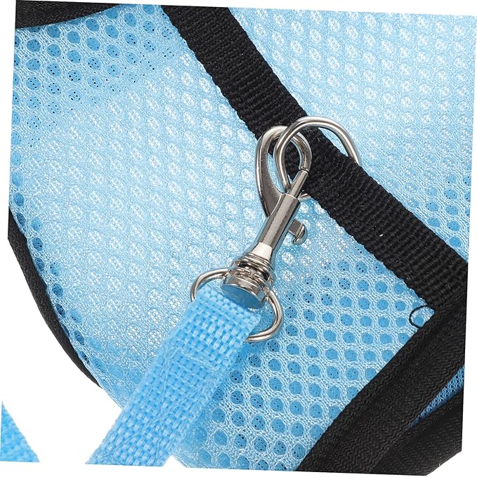 Guinea Pig Harness and Leash Set Soft Mesh Small Animal Vest Adjustable Comfortable Pet Harness Leash for Guinea Pigs Rabbits Hamsters Small Pets