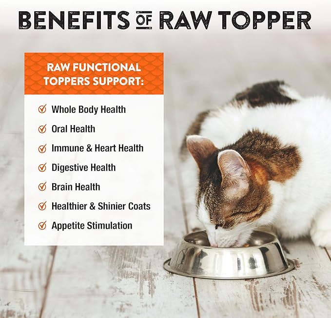 Northwest Naturals Freeze-Dried Salmon, Shiitake & Maitake Mushrooms Functional Topper for Dogs & Cats - Limited, Human Grade Ingredients, All Natural, Proudly Made in USA, 3.5 Oz (Pack of 2)