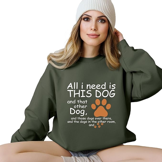 Custom Dog Mom Shirt for Women Pet Ears Sweatshirt with Name Unique Puppy Line Art Cute Dad Hoodie for DogDad Owner Lover
