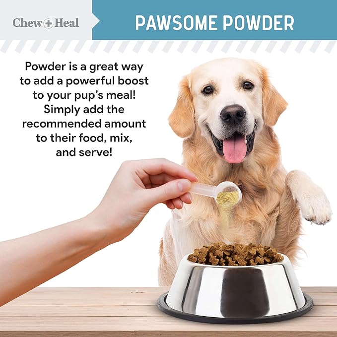 12-in-1 Multivitamin Powder for Dogs - 14 oz of Puppy and Senior Dog Vitamins and Supplements - Advanced Formula with Glucosamine, Omega 3,6,9, Vitamins, Probiotics, and More - Made in The USA