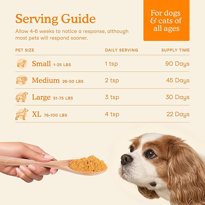 Fera Pets Cat & Dog Pumpkin Plus - Fiber Supplement - USDA Organic - Supports Gut & Digestive Health - Promotes Regularity - 7 Sources of Fiber - 90 Scoops