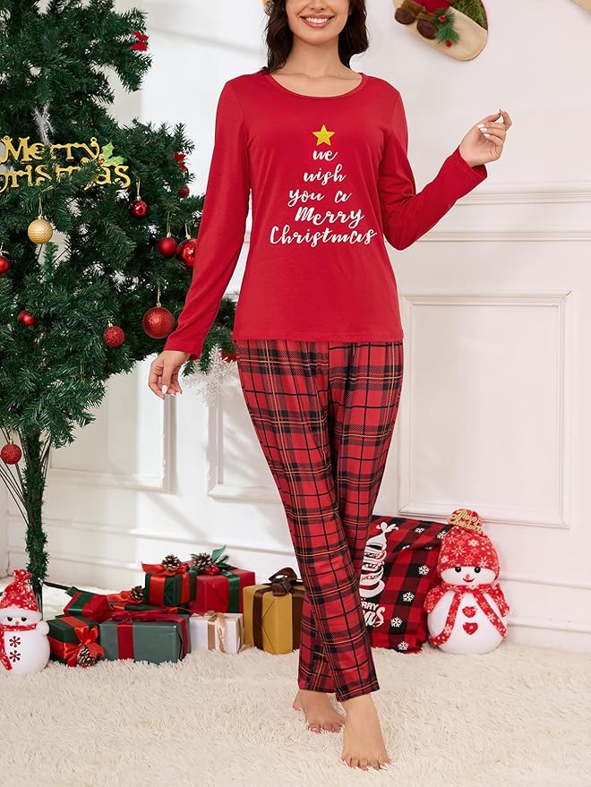 YIJIU Women's Sleepwear Long Sleeve Top and Pants Pajama Set Panda Print Nighty