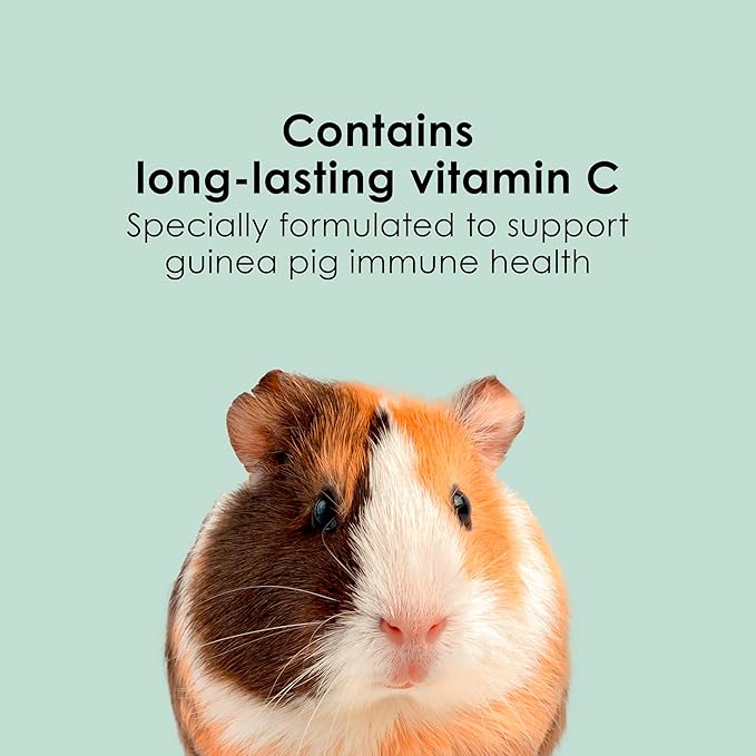 Kaytee Timothy Complete Guinea Pig Food, Made with Timothy Hay, High in Fiber, Supports Dental Health and Digestion, Long-lasting Vitamin C, 9.5 pounds
