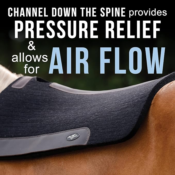 Professional's Choice 100% Steam-Pressed Wool Felt Saddle pad