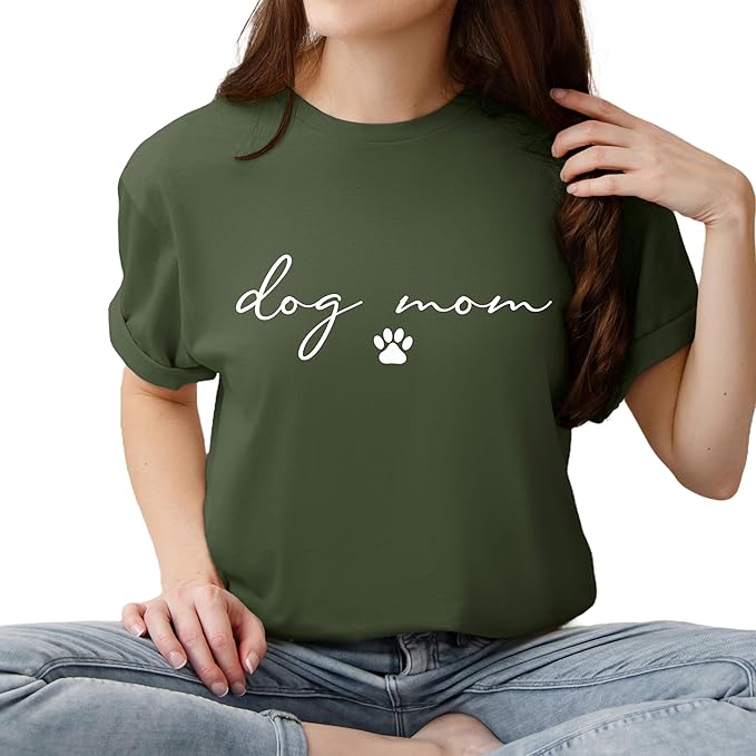 Custom Dog Mom Shirt for Women Pet Ears Sweatshirt with Name Unique Puppy Line Art Cute Dad Hoodie for DogDad Owner Lover