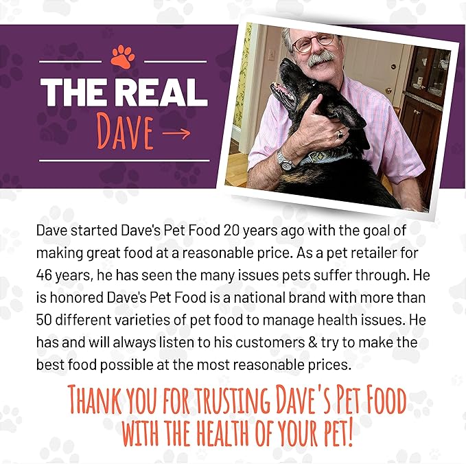 Dave's Pet Food Grain Free Wet Dog Food (95% Turkey & Turkey Liver), Made in USA Single-Source Protein, Limited Ingredients, 12.5 oz Cans (12 Pack)