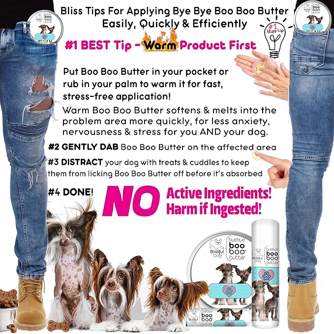 The Blissful Dog Chinese Crested Boo Butter, 4 oz