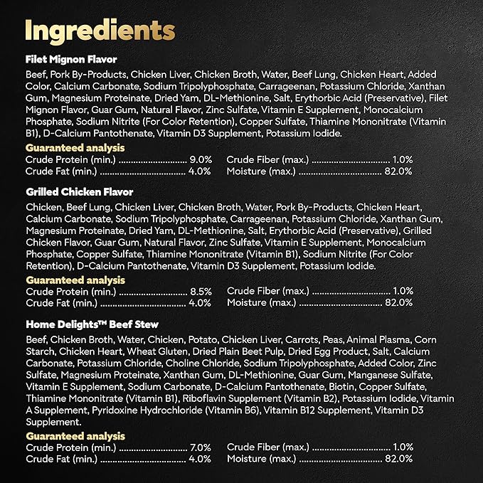 Cesar Wet Dog Food Home Delights & Classic Loaf in Sauce, Variety Pack, 3.5 oz. (36 Count, Pack of 1)