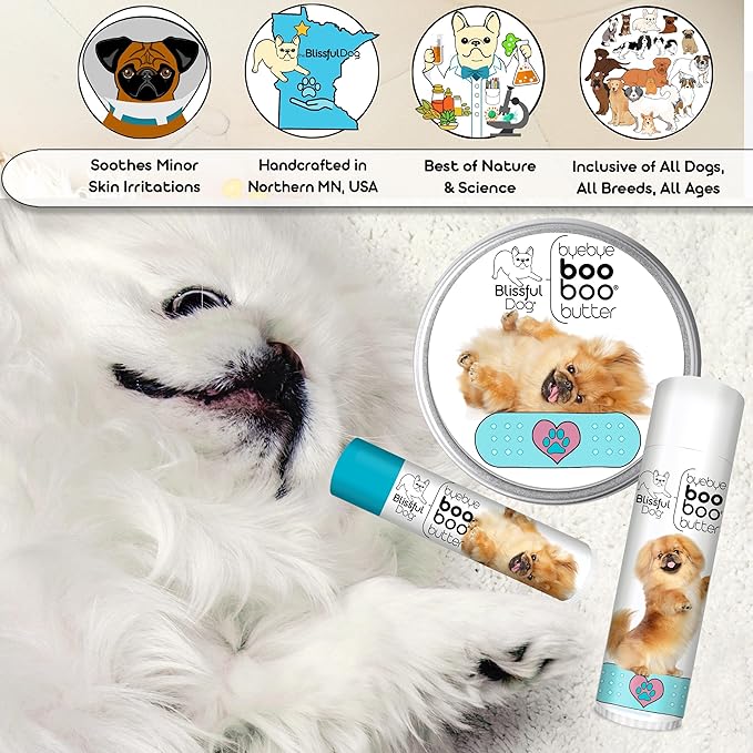 The Blissful Dog Pekingese Boo Boo Butter, 16 oz.