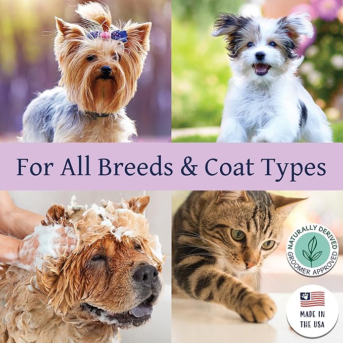 Bobbi Panter Soothing Dog Shampoo, Heals & Soothes Irritated Skin, Lavender Scent - 30:1 Concentrated Formula, Made in The USA, Trusted by Professional Groomers, 1 Gal.