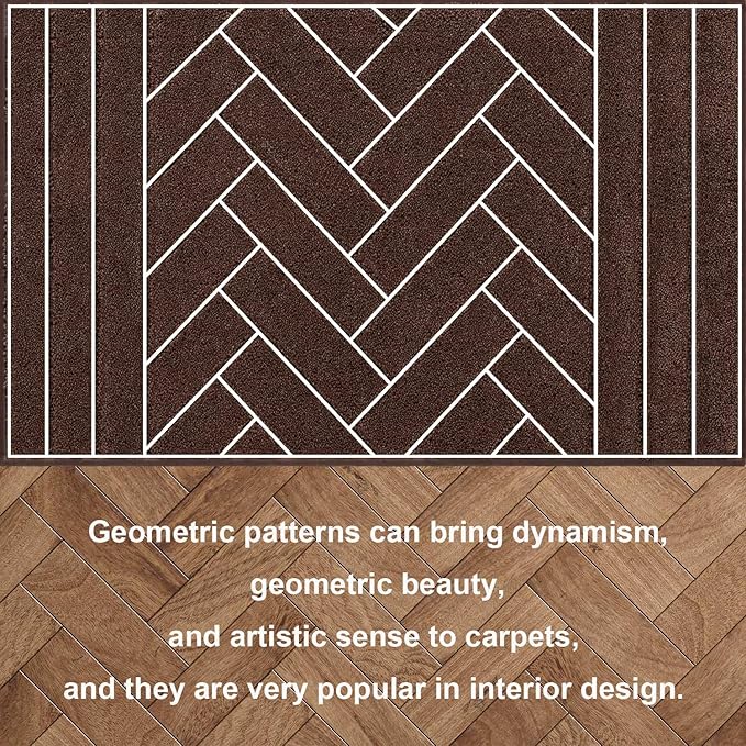 Tindbea Dog Mat for Muddy Paws,Absorbs Moisture Dirt Non-Slip Washable Mud Mat for Dogs,Soft Rubber Backing Front Inside Pet Rug for Entryway, Mud Dog Paws, Patio(24"x59",Coffee)