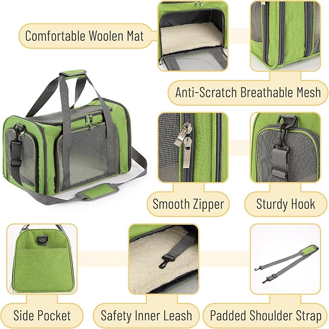 Mr. Pen- Pet Carrier for Cats & Dogs - Soft-Sided Travel Carrier Bag