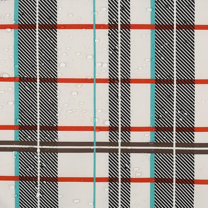 Dog Raincoat for Small Dogs Puppies Waterproof Hooded Rain Jacket with Reflective Strips Leash Hole & Poncho Adjustable Fit (Plaid,XS)