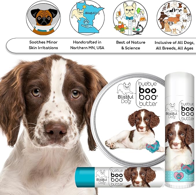 The Blissful Dog Springer Boo Boo Butter, 16 oz.
