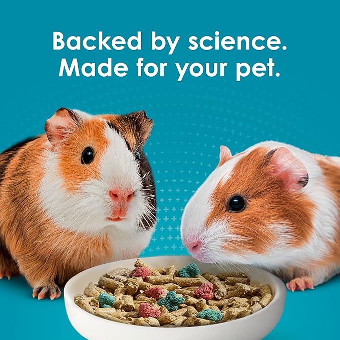 Kaytee Forti-Diet Pro Health Nourish+Protect Guinea Pig Food, Comprehensive Nutrition Backed by Science, Digestive Health, Immune Support, 5 pounds