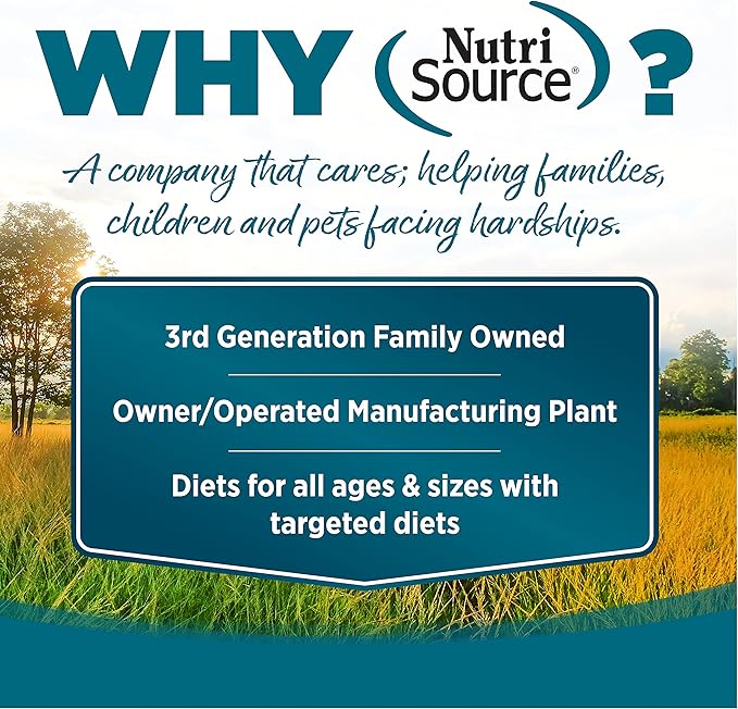 NutriSource Adult Dry Dog Food, Chicken and Rice, 4LB