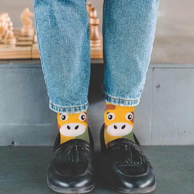 Jeasona Women's Cat Socks Cat Gifts Cute Animal Socks Dog Owl Gifts for Women