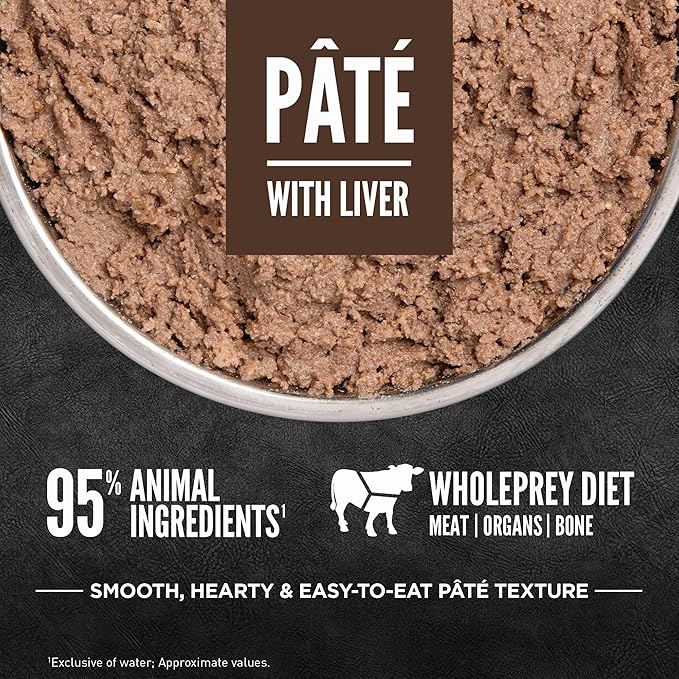 ORIJEN Pate Wet Dog Food Regional Red Recipe with Liver 12.8oz Cans (12 Count)