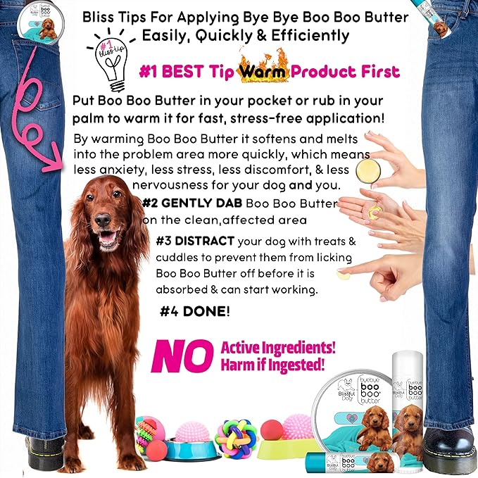 The Blissful Dog Irish Setter Boo Boo Butter, 8 Ounce
