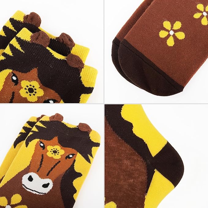 Jeasona Women's Cat Socks Cat Gifts Cute Animal Socks Dog Owl Gifts for Women