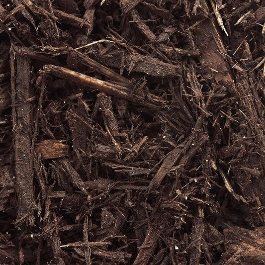 Premium Brown Wood Mulch for Landscaping, Gardens, Lawns, Potting Media, and Potted Plants (0.3 CF - 8 L - 9 QTS)