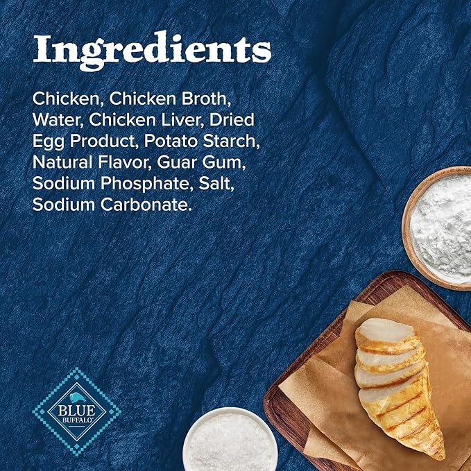 Blue Buffalo Wilderness Trail Toppers Wild Cuts Natural High-Protein Dog Wet Food, Chicken Bites in Hearty Gravy, 3-oz Pouch, 24 Count