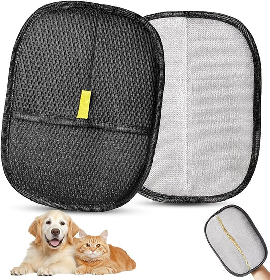 Pet Hair Removal Gloves for Cats & Dogs, 1pcs Reusable Electrostatic Pet Hair Remover Glove, Strong Adsorption Pet Hair Remover Tool to Quickly Clean Animal Hair for Clothes, Bedding, Sofa, Carpet