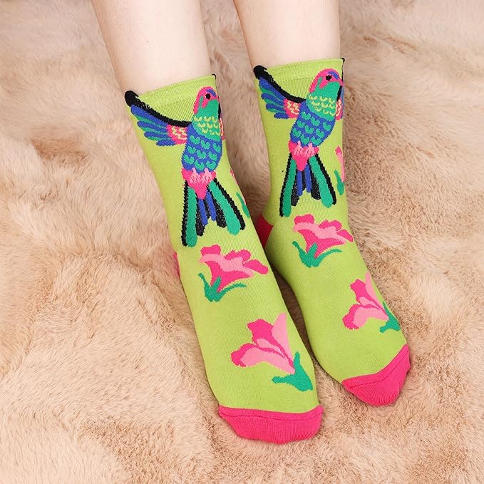 Jeasona Women's Cat Socks Cat Gifts Cute Animal Socks Dog Owl Gifts for Women