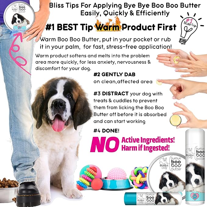 The Blissful Dog 8 oz TIN St. Bernard Booboo Butter
