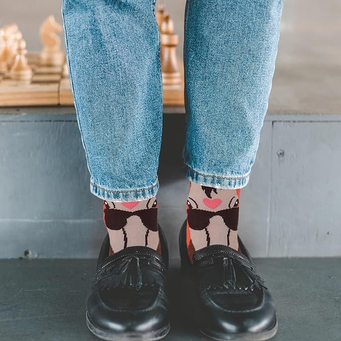 Jeasona Women's Cat Socks Cat Gifts Cute Animal Socks Dog Owl Gifts for Women