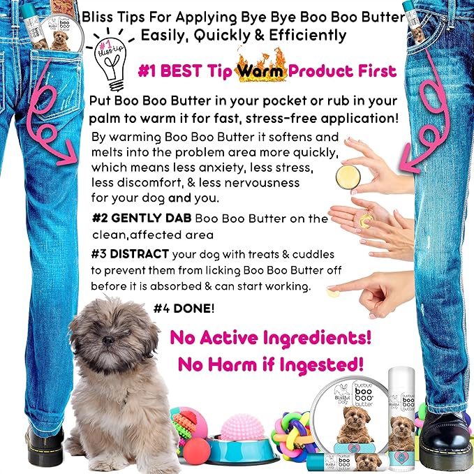 The Blissful Dog Lhasa Apso Boo Boo Butter, 16 oz.