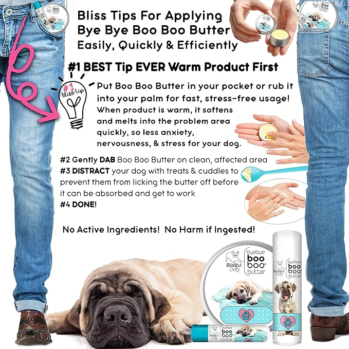 The Blissful Dog Anatolian Shepherd Boo Boo Butter, 1 Ounce