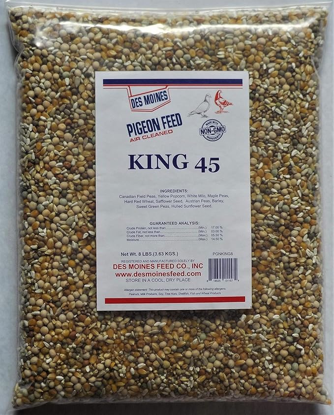 King 45 Pigeon Mix (17%) 8 lbs