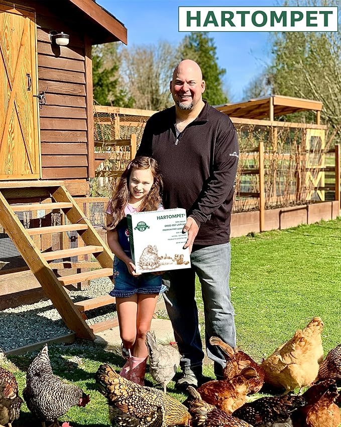 Dried Black Soldier Fly Larvae for Chickens - Non-GMO Poultry Feed Supplement, 85X More Calcium Than Mealworms,High-Protein Treats for Chickens, Hens, Ducks 5LB