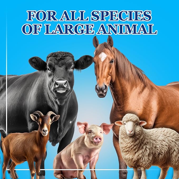 Equerry's Large Animal Probiotic | Supplements for Gut Health and Nutrient Absorption | Probiotics and Digestive enzymes for Horses, Cows, Goats, Sheep, Pigs, 160 Feedings (20lbs) for 1000 lb Animal