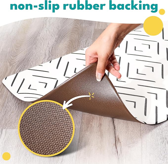 NALALAS Dog Mat for Food and Water, Cat Feeding Mat | Waterproof Dog Bowl Mat | Non-Slip Pet Food Mat for Floors | Pet Mats for Food and Water | Easy to Clean