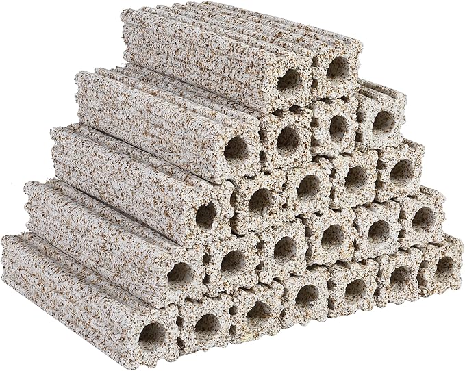 ALEGI Ceramic Bio Filter Media, Porous Media Filter Media for Sump Tank, Pond, Aquarium Fish Tank (Large 24 pcs)