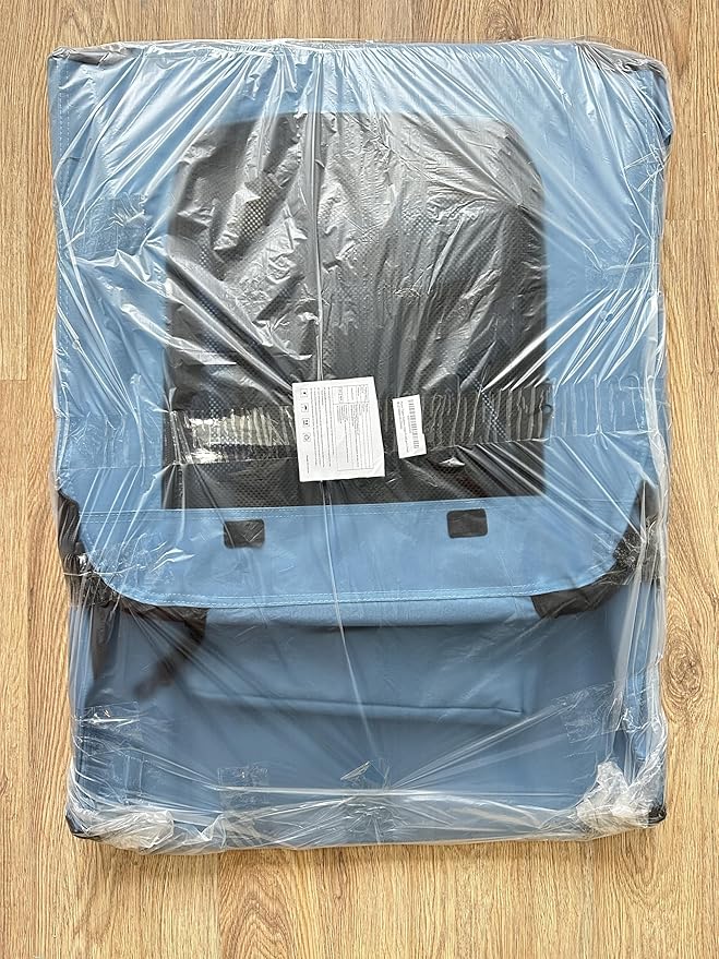 Petprsco Portable Dog Crate - 32"x23"x23" Collapsible Dog Travel Crate for Medium/Large Dogs with Soft Blanket, Foldable Bowl & Poop Bag Dispenser - Indoor & Outdoor Use