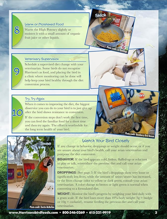 Harrison's Bird Foods Bird Food Adult Lifetime Fine Certified Organic Non-GMO Formula Bird Food 5lb