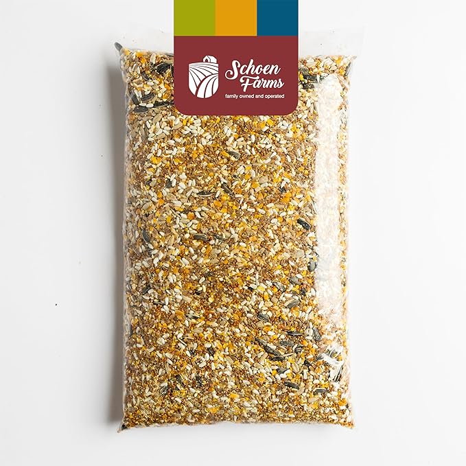 Gourmet Wild Bird Food Mix (10 LBS) Blend for Cardinals, Chickadees, Nuthatches, Woodpeckers and Songbirds