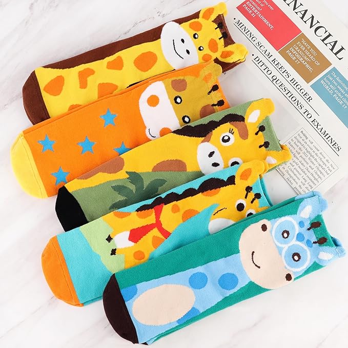Jeasona Women's Cat Socks Cat Gifts Cute Animal Socks Dog Owl Gifts for Women