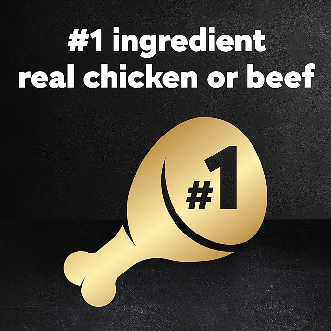 Cesar Wet Dog Food Loaf in Sauce Bacon Feast Variety Pack, 3.5 oz. Easy Peel Trays (12 Count, Pack of 2)