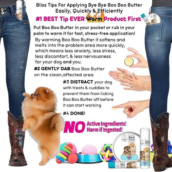 The Blissful Dog .50 oz Tube Pomeranian Booboo Butter