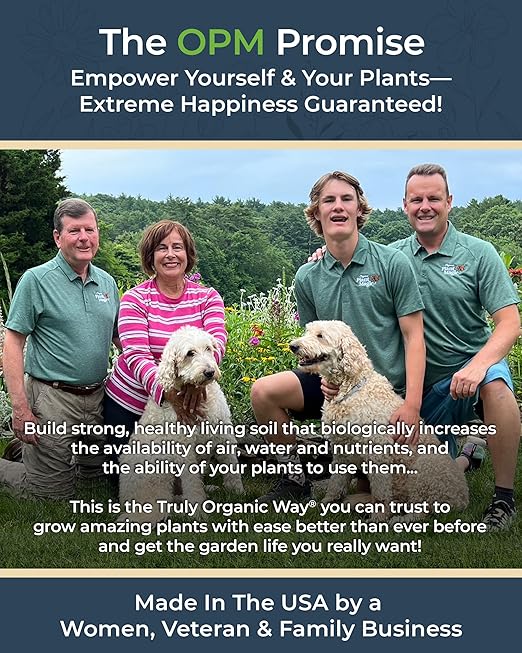 Organic Plant Magic - Truly Organic™ Fast-Acting Soluble Plant Food: All-Purpose Fertilizer Concentrate for All Flower Vegetable Herb Fruit Tree Shrub Container Garden & House Plants [20 lb Bucket]