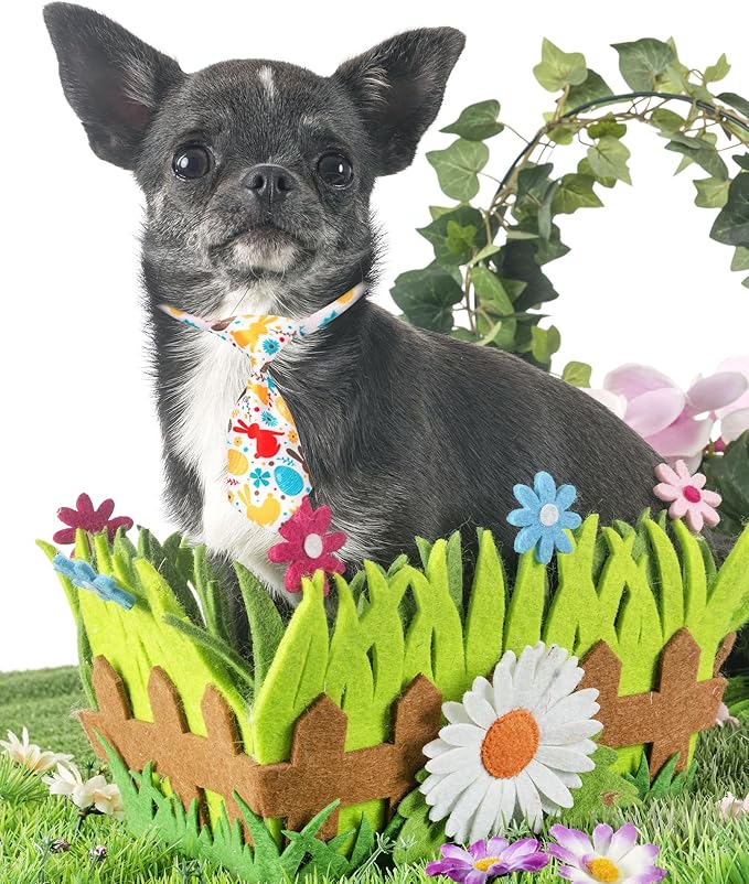 PET SHOW 10 Pack Holiday Small Dog Ties Neckties for Doggies Cats Adjustable Grooming Accessories Neck Ties Bowties Girl Boy Pets Festival Costumes Puppy Wedding Party Gift Favor